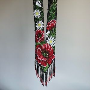 Ukrainian beaded handmade necklace